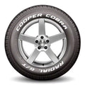 Highway Tread Tire with Raised White Lettering