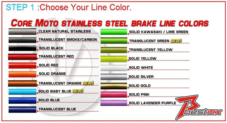 Front Brake Line Kit