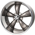 C-5 1-Piece Forged Aluminum Wheel Gun Metal