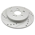 Slotted and Drilled Brake Rotor Set