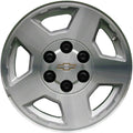 17x7.5 5-Spoke Silver Machined Aluminum Wheel