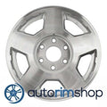 17x7.5 5-Spoke Silver Machined Aluminum Wheel