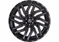 TIS 554 Milled Gloss Black 20x10