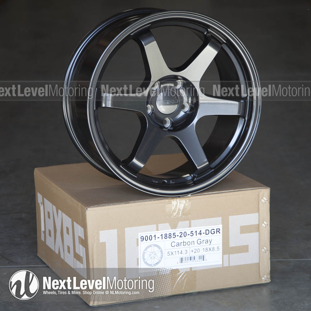 SIX-1 18x8.5 Carbon Gray Alloy Wheel
