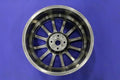 17x7 12-Spoke Dark Hyper Aluminum Wheel