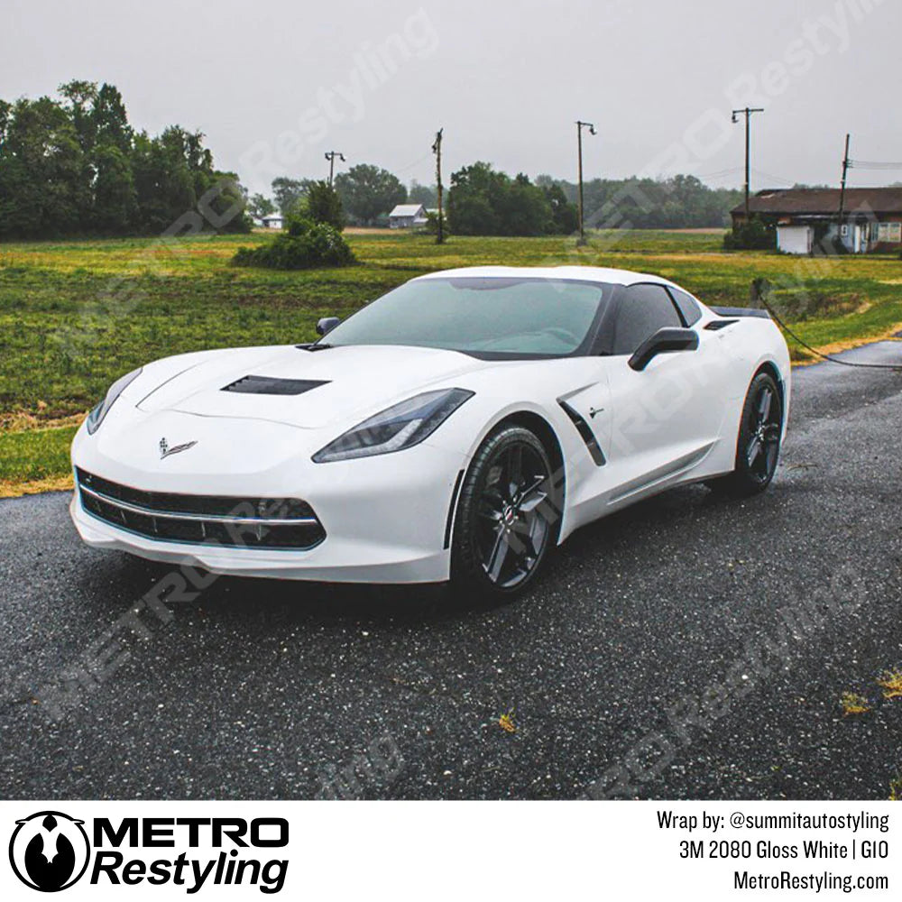 2080 Series Gloss White Vinyl Wrap