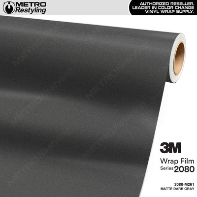 Matte Dark Gray Vinyl Film