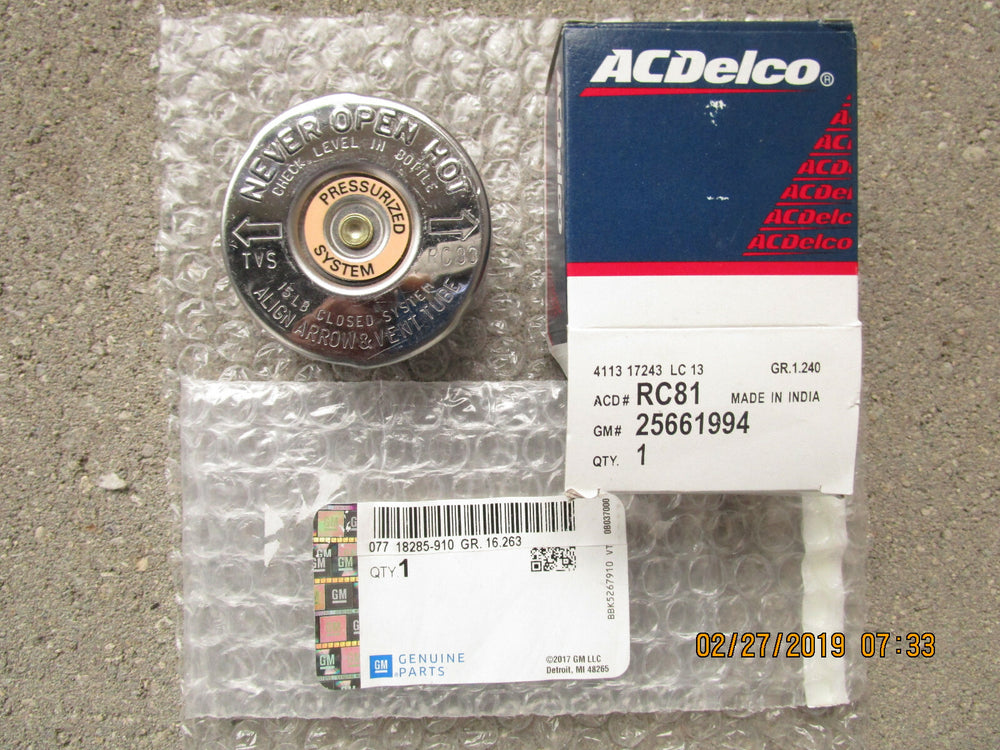 Radiator Surge Tank Cap, 15 PSI