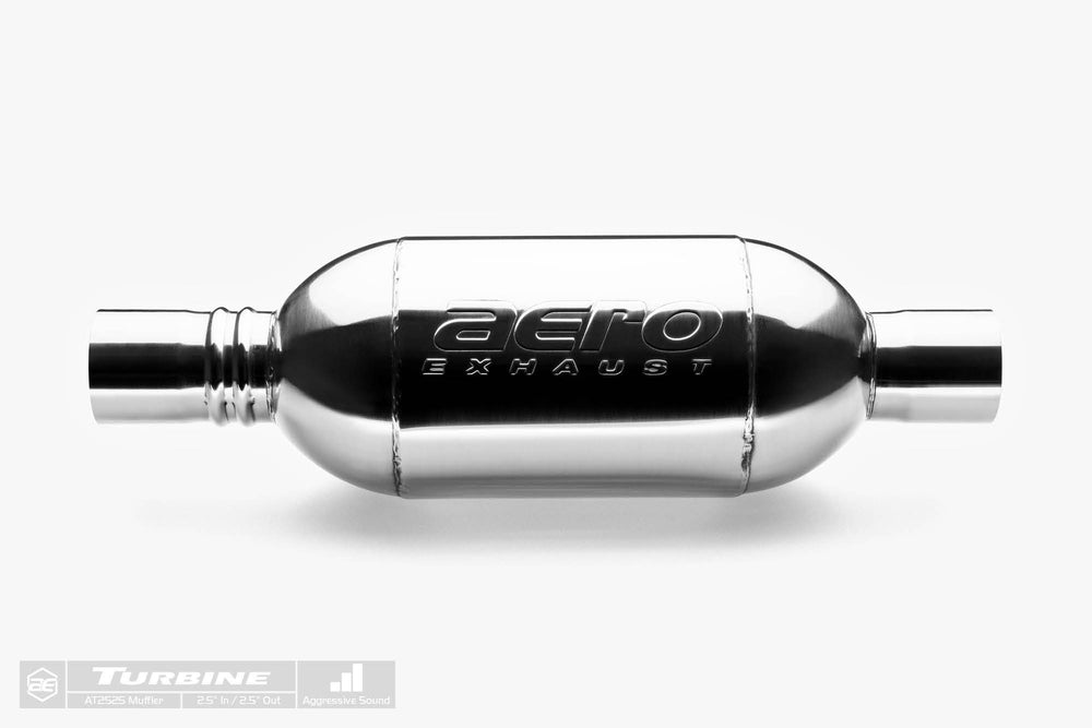 Turbine 2.5-Inch Performance Muffler