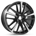 19x8 Machined with Black Alloy Wheel