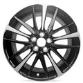 19x8 Machined with Black Alloy Wheel