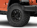 Trux 17x9 -12mm Matte Black Simulated Beadlock Wheel