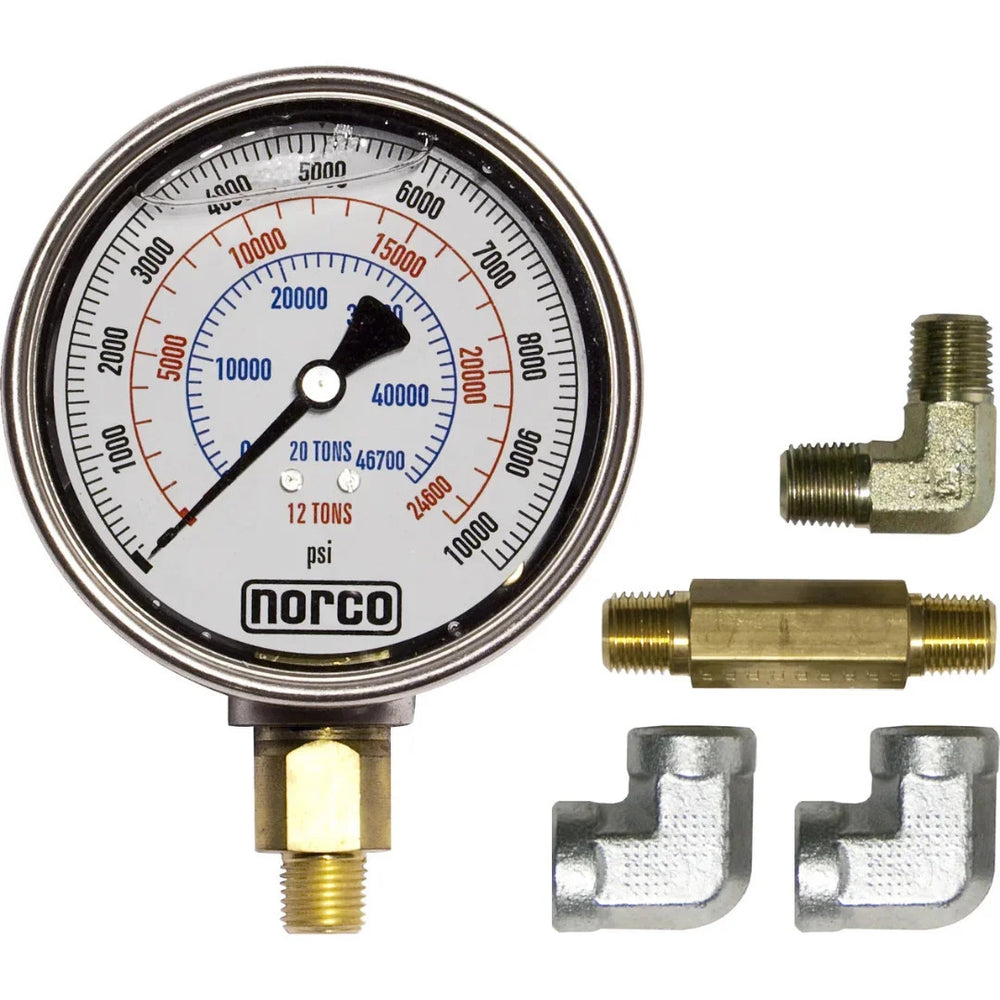 Hydraulic Gauge with 1/4" NPT Fitting