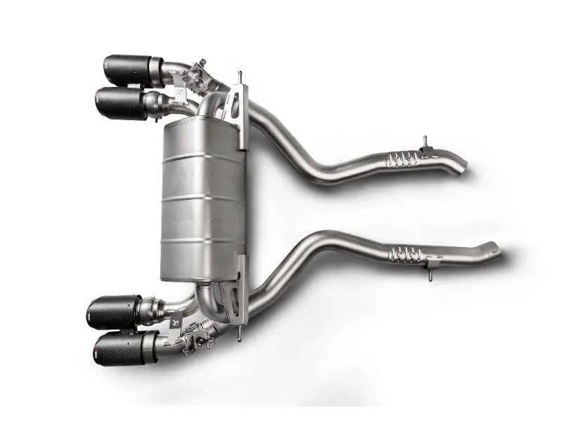 Cat-Back Exhaust System w/ Quad Carbon Fiber Tailpipes