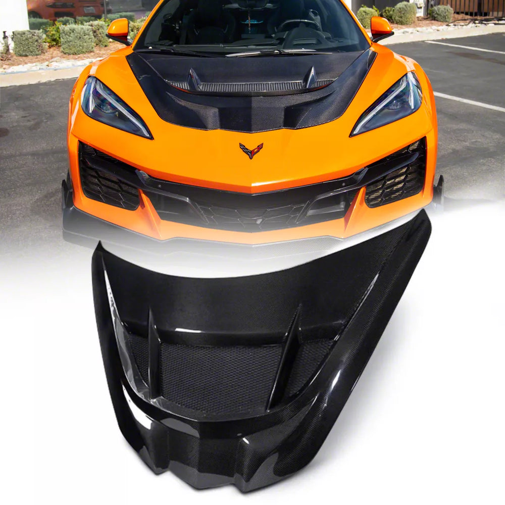 Type-ZR1 Double-Sided Carbon Fiber Hood