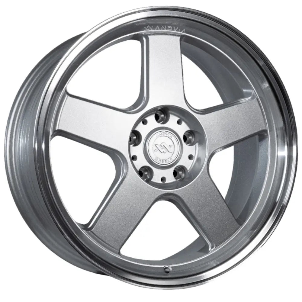 Highball 18x8.5 +35 5x114.3 Silver Machined Lip Wheel