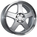Highball 18x8.5 +35 5x114.3 Silver Machined Lip Wheel
