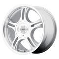 AR95 Estrella 16x7 Silver Conical Seat Wheel