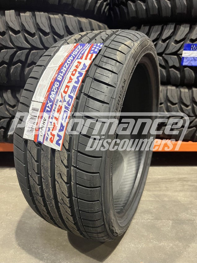 225/40R18 92W Tire