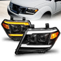 Projector Headlights w/ Sequential Light Bar & DRL