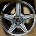18x8 Grey Machined 5-Spoke Alloy Wheel