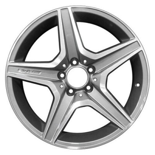 18x8 Grey Machined 5-Spoke Alloy Wheel