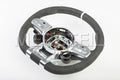 Alcantara Steering Wheel with White Nappa Leather 12
