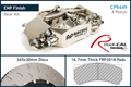Pro5000R 6-Piston Front Brake Caliper Kit with J Hook Discs