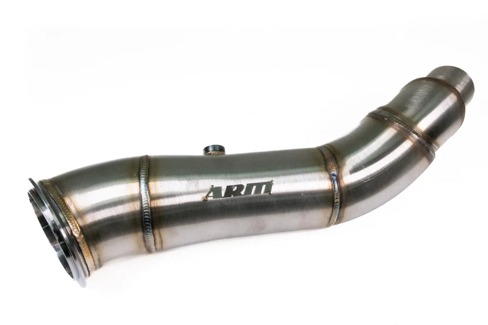 N20 4-Inch Turbo-to-2.5-Inch Mandrel-Bent SS304 Stainless Steel Downpipe