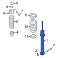 Rear Shock Absorber with Self-Leveling for Kia Telluride
