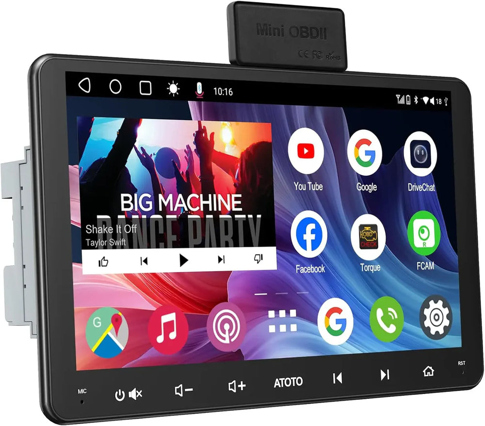 9-Inch Double-DIN Car Stereo