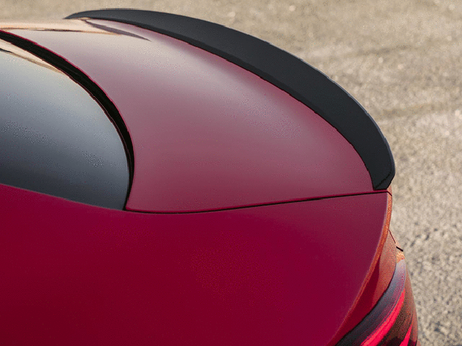 Rear Lip Spoiler and Mirror Cap Kit