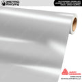 Satin Silver Metallic Dual-Layer Cast Vinyl Wrap Film
