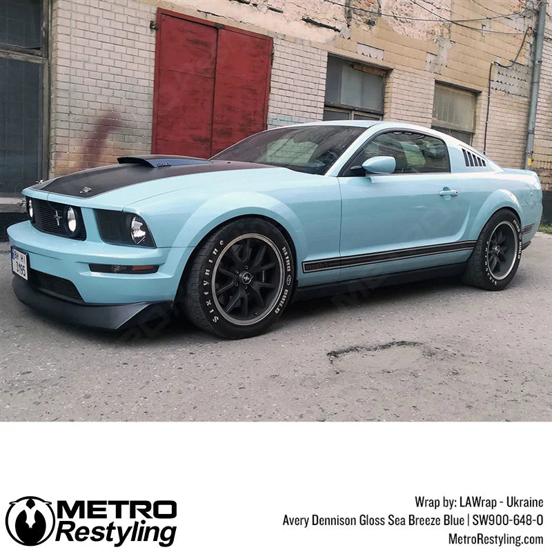 Gloss Sea Breeze Blue Dual Layer Cast Vinyl Wrap