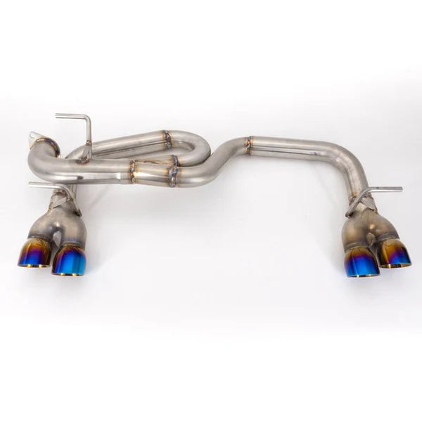 Quad Exit 3" Double Wall Neochrome Tip Exhaust