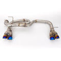 Quad Exit 3" Double Wall Neochrome Tip Exhaust