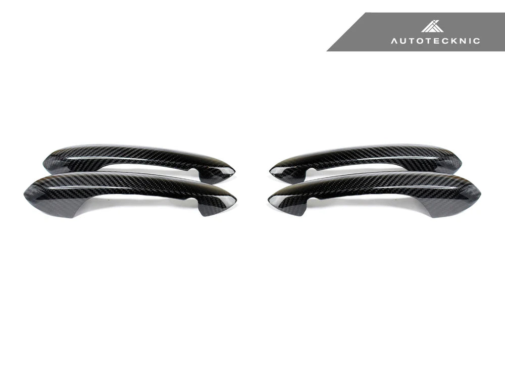 Dry Carbon Fiber Door Handle Cover Trim Set