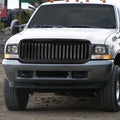 Badgeless Vertical Slat Glossy Black Grille