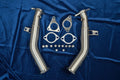 VR30DDTT Non-Resonated Lower Downpipes