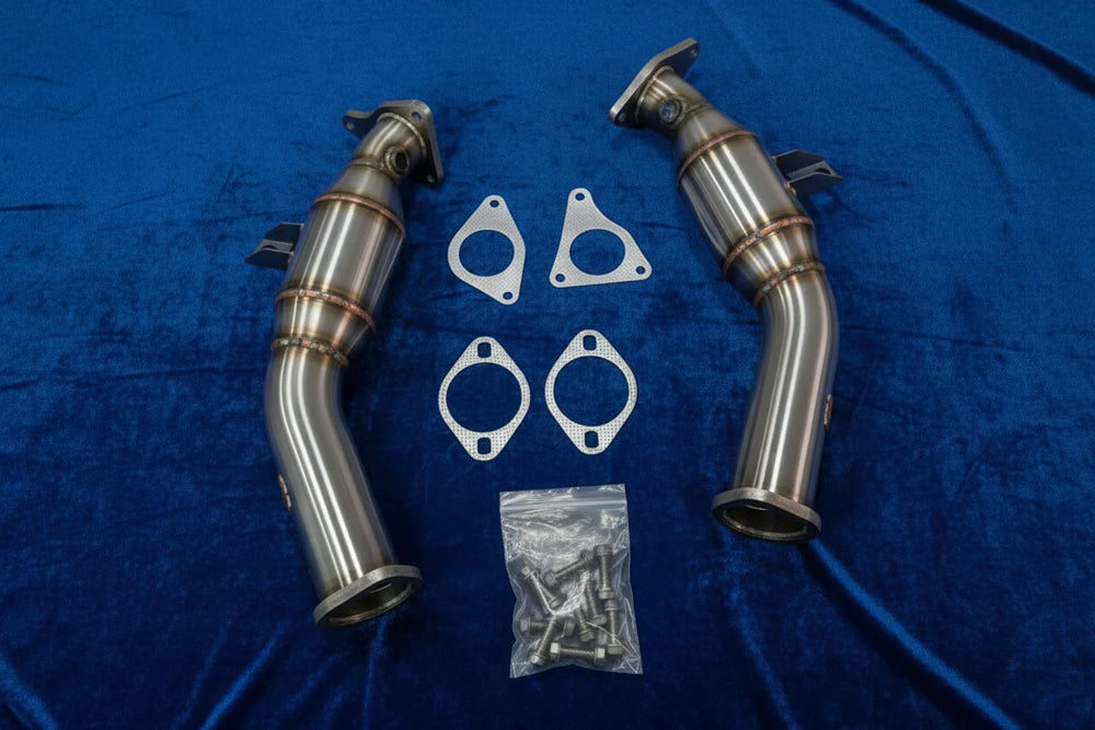 VR30DDTT Non-Resonated Lower Downpipes