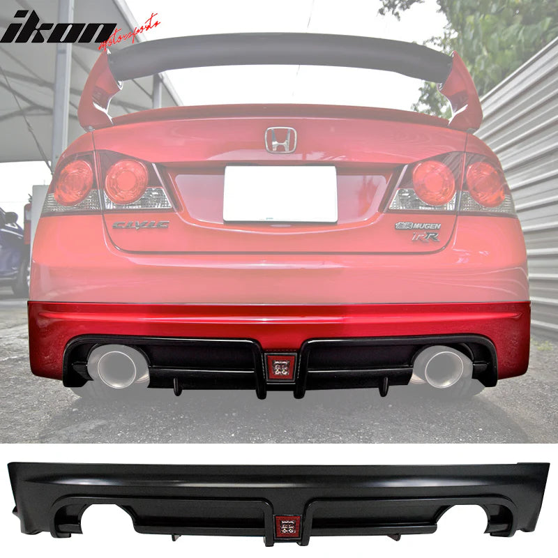 Mugen RR Style Rear Diffuser with 3rd Brake Light