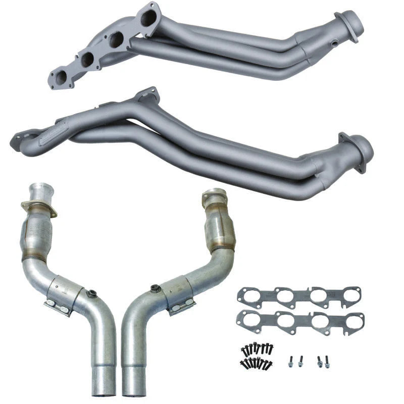1-7/8" Long Tube Exhaust Headers with High-Flow Catted Mid-Pipe
