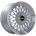 Super RS 20-Inch 5x120 8.5 +32 Sport Silver With Stainless Lip Wheel