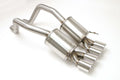 PRT Axle Back Exhaust System, Quad Round Tips