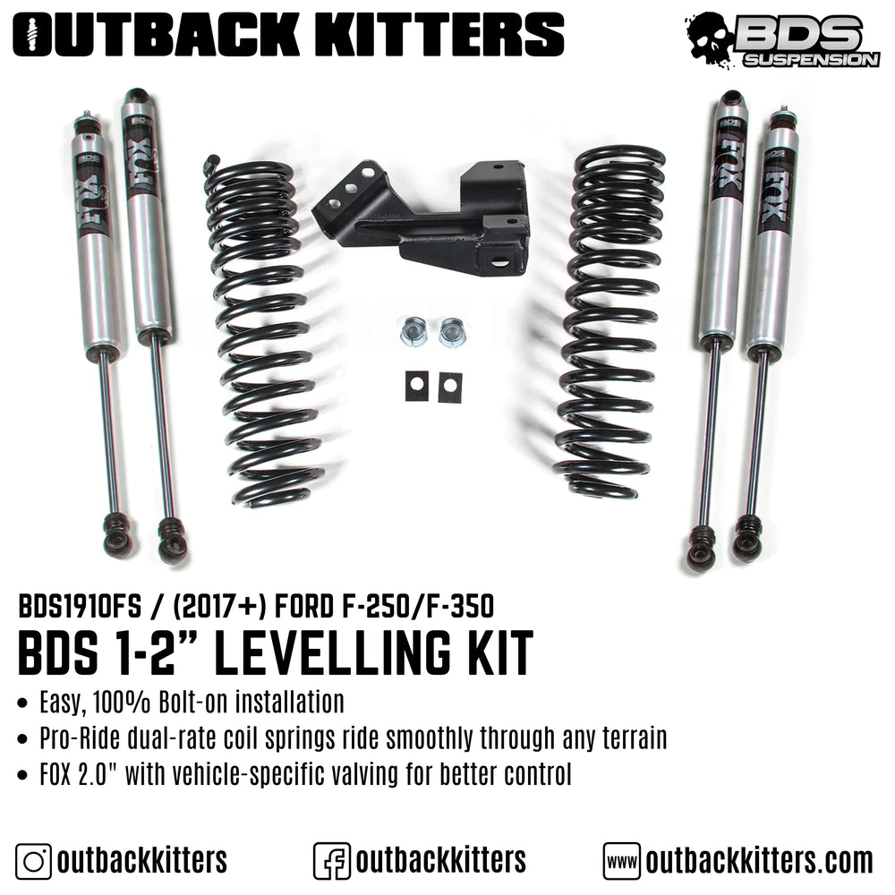 1-2 Inch Leveling Kit w/ Pro-Ride Coil Springs