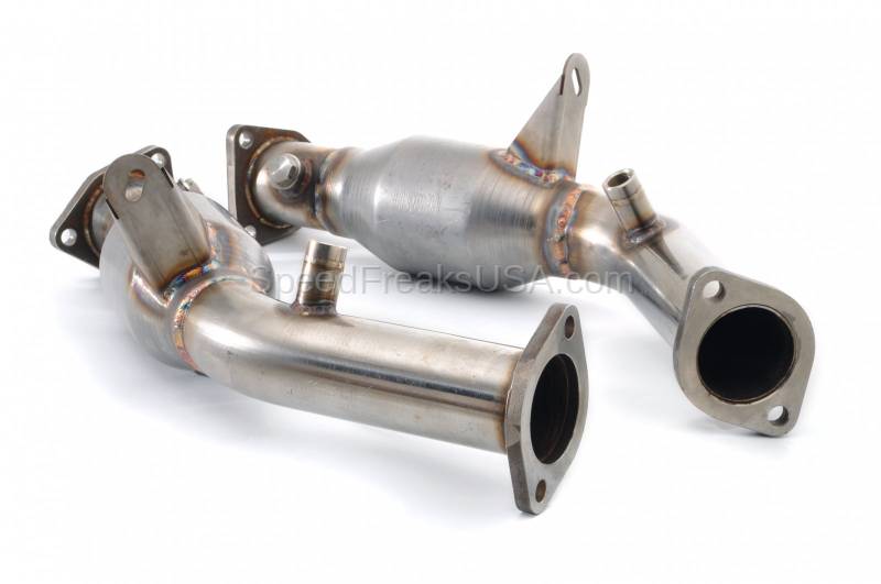 Dual 60mm High-Flow Catalytic Converters