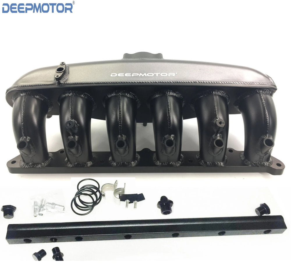 Intake Manifold Fuel Rail Black Aluminum for BMW N54