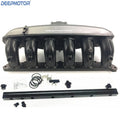 Intake Manifold Fuel Rail Black Aluminum for BMW N54