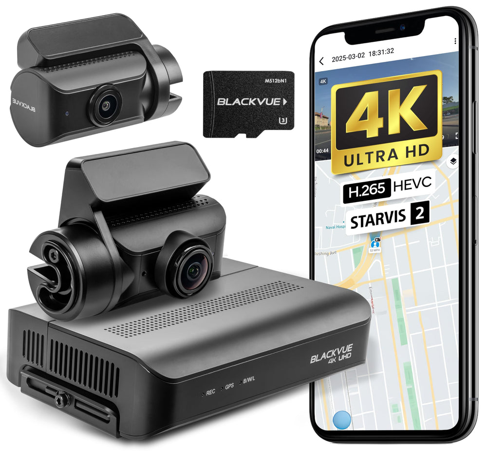 4K UHD/FHD Dual-Channel Dash Cam