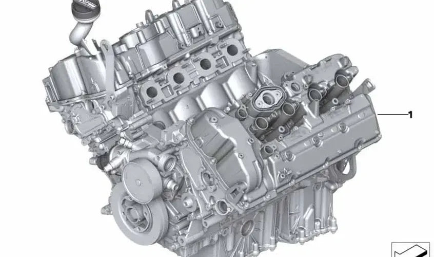 S63B44A Short Block Engine